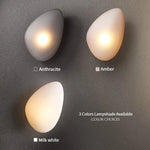 Applique Murale Led Galets Scandinave Élégante Minimaliste. Chambre