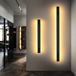 Applique murale led linéaire simple métale