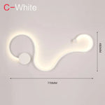 Applique Murale Led Moderne C Blanc / Chaud (2700-3500K) Murale Chambre