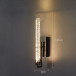 Applique Murale Led Nordique Élégante Minimaliste. Noir / Blanc Chaud (2700-3500K) Chambre