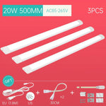 Applique Murale Led Pratique Et Design. 3Pcs 20W And Plug / 1.8M Eu Plug Cold White Chambre