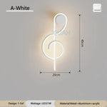 Applique Murale Led Spirale Élégante Design. A Blanc / Lumière Blanche C.a. 220 V-240 V Chambre