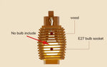 Applique Murale Luminaire en Bambou