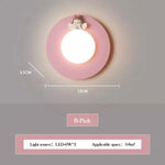 Applique Murale Lumineuse Rose Pastel Design. B Rose / Gradation Rc Chambre