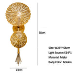 Applique Murale Luxe Lotus Design Élégant Chic. Chambre