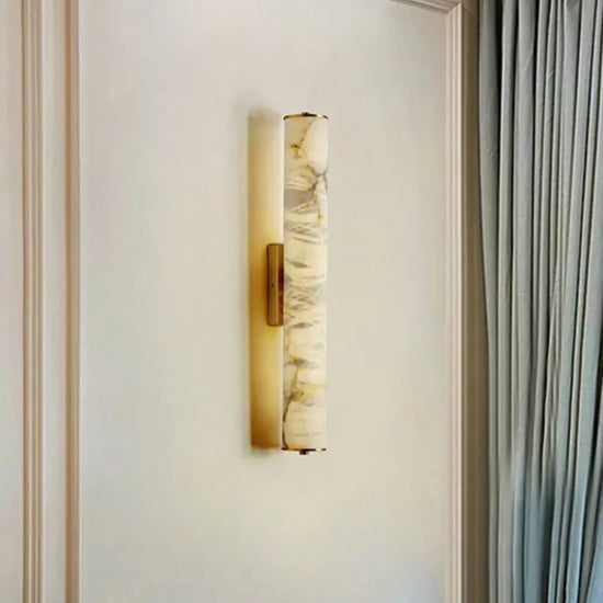 Applique Murale Marbre Sculpture Lumineuse Minimaliste. Chambre