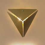Applique Murale Moderne: Design Audacieux Ambiance Unique Triangle Doré / Blanc Froid (5500-7000K)