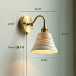 Applique Murale Moderne Design Élégant Lumineux Céramique 2 Chambre