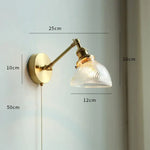 Applique Murale Moderne Design Élégant Lumineux Verre 6 Chambre