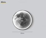 Applique Murale Moderne Design Élégant Lunaire. 60 Cm / Lumière Blanche Chambre