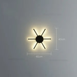 Applique Murale Moderne Design Lumineux Contemporain. B 6 Lumière Petite / Lumière Chaude Chambre