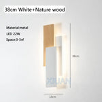 Applique Murale Moderne Design Scandinave 38 Cm Blanc / 3 Températures De Couleur Chambre