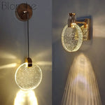 Applique Murale Moderne Lumière Élégante Cristaux. Applique Chambre