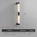 Applique Murale Moderne Sculptant Ambiance Lumineuse. Noir-70Cm / Blanc Froid (5500-7000K) Chambre