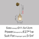 Applique Murale Nordique Brillante Design Élégant Style G D11 5X12Cm / Blanc Chaud (2700-3500K)