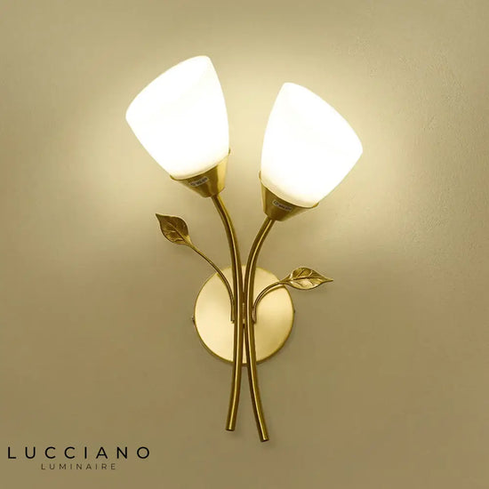 Applique Murale Nordique Élégante Design Minimaliste Verre Chambre