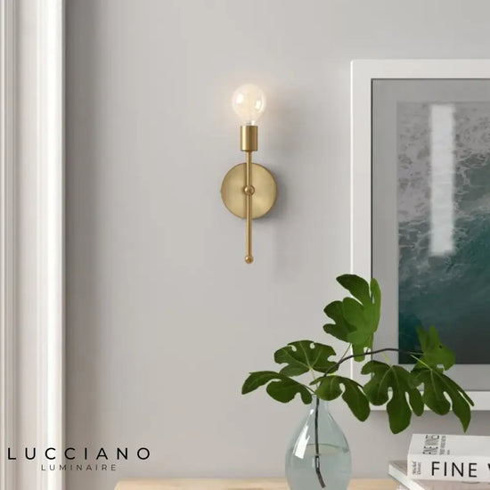 Applique Murale Nordique Pure Minimaliste Élégante. Chambre