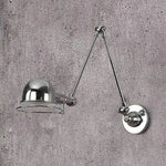 Applique Murale Rétractable Industrielle Café Vintage Chrome / Maximum 40W Chambre