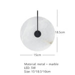 Applique Murale Ronde Élégante Design Luminaire. Chambre