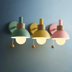 Applique murale rose poudre