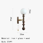 Applique Murale Vintage Élégante Multifonctionnelle Lumineuse Chambre