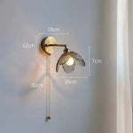 Applique Murale Vintage Élégante Rétro Design A Interrupteur À Tirette 1 / Ampoule Led Chambre