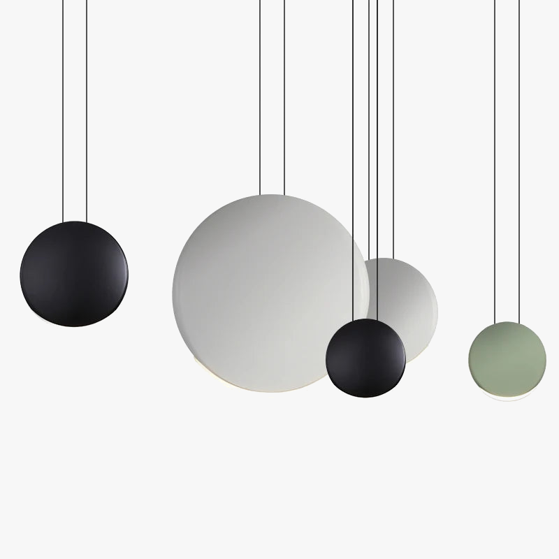 Scandinavische LED hanglamp balk moderne bank druppellamp ronde hars kroonluchter hanglamp eetkamer LED hanglamp verlichting