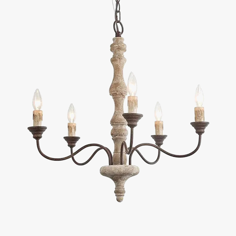 Warm Houten Amerikaans Verlicht Design