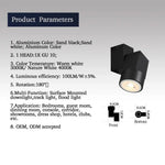 Cube Led Aluminium Moderne Luminaire Chambre