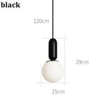 Design Moderne Suspension Tubes Colorés Luminaire Chambre