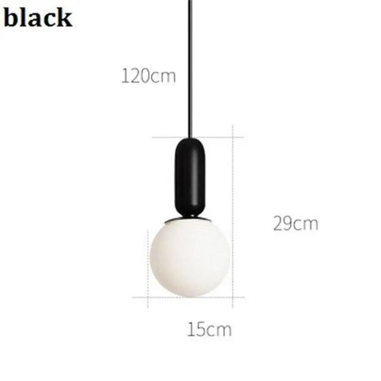 Design Moderne Suspension Tubes Colorés Luminaire Chambre