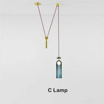 Design Suspension Multi-Lampes Pulley C Luminaire Chambre