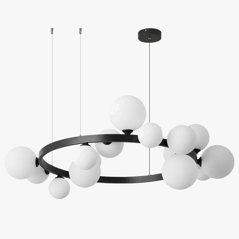 Ronde minimalistische design kroonluchter luxe Scandinavisch minimalistisch modern restaurant slaapkamer magische boon