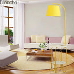 Lampadaire Led Avec Table Intégrée Jaune - A Luminaire Chambre
