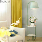 Lampadaire Led Avec Table Intégrée Vert - A Luminaire Chambre