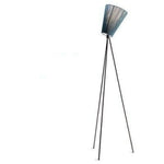Lampadaire Led Design Tripode Fer Bleu Et Noir Luminaire Chambre