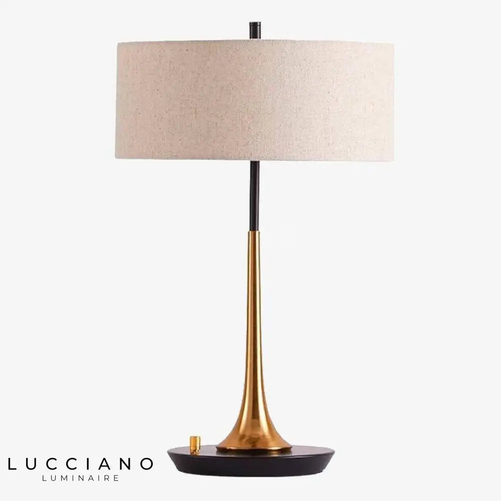 Lampe Dorée Moderne Avec Abat-Jour Luminaire Chambre