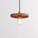 Lampe Industrielle Led En Bois Et Edison Luminaire Cuivre