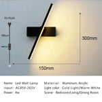 Lampe Led Élégante Design Minimaliste Scandinave Applique Murale Chambre