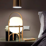 Lampe Led Japonaise En Bois Luminaire Chambre