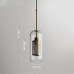 Lampe Suspendue Verre Doré Led G Luminaire Chambre