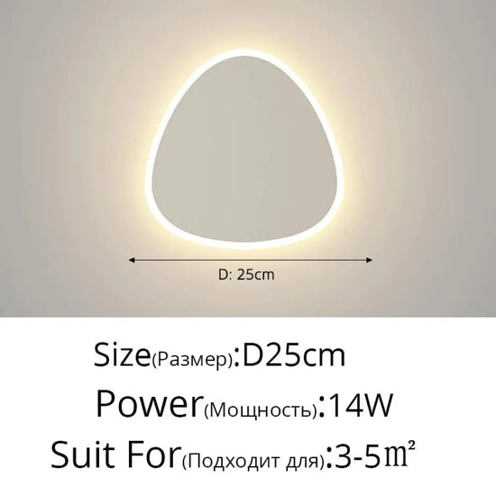 Led Applique Murale Élégante Design Scandinave Minimaliste Applique Chambre