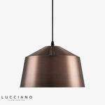 Led Loft: Suspension Avec Abat-Jour Cuivre Luminaire Chambre