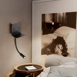Liseuse Led Avec Spot Ajustable Luminaire Chambre