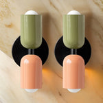 Lot De 2 Appliques Muraux Design Nordique Scandinave Vert Rose Applique Murale Moderne