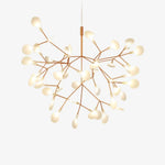Luminaire Led Arbre Doré Moderne Cuivré - 45 Leds / Chaude Chambre