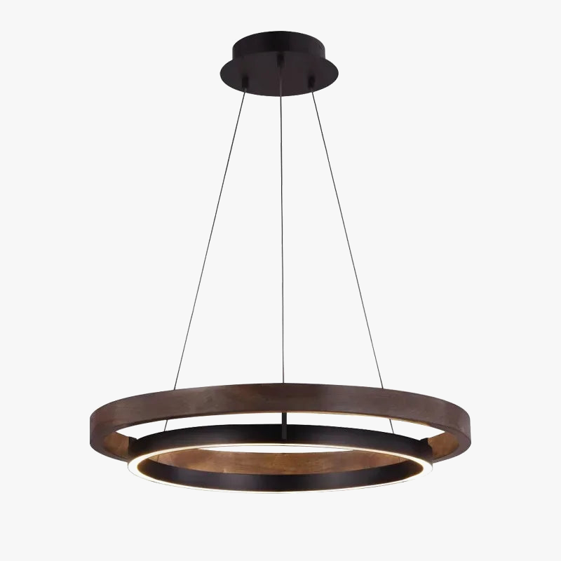 Elegante eigentijdse ringvormige hanglamp