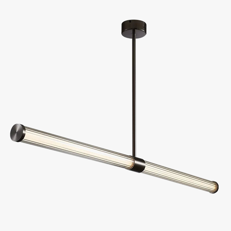 moderne luxe hanglamp van koperen glas