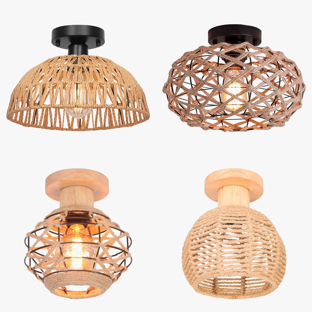 Rustieke industriële plafondhanglamp