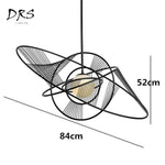 Lustre Design Cercles Entrelacés Luminaire Chambre